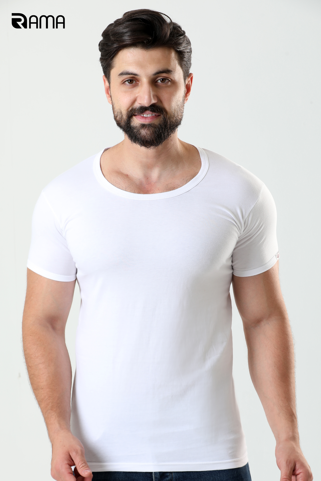 100% فانلة نص كم رجالي قطن